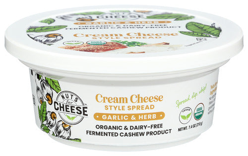 NUTS FOR CHEESE CREAM CHEESE GARLIC HERB - 7.4 OZ