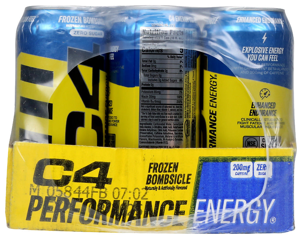 C4
Drink Energy Frzn Bmbscl, 16 OZ.