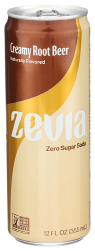 ZEVIA ROOTBEER CREAMY - 12 FO
