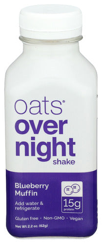 Oats Overnight Shake Oats Blueberry Mufn, 2.2 OZ.