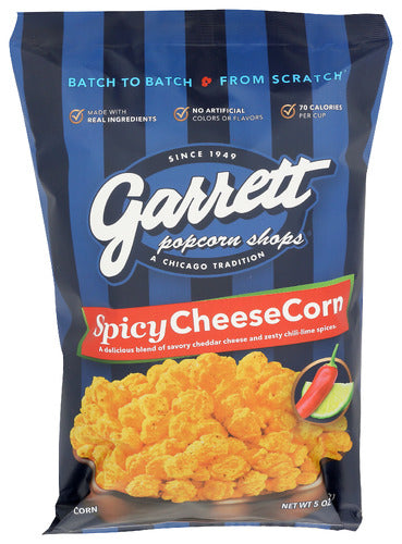 GARRETT BRANDS POPCORN SPICY CHEESECORN - 5 OZ