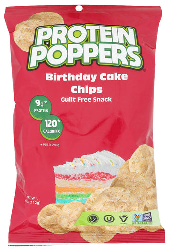 Protein Poppers Poppers Protein Bdaycake, 4 OZ.