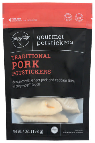 CRISPY EDGE POTSTICKER PORK TRADITNL - 7 OZ