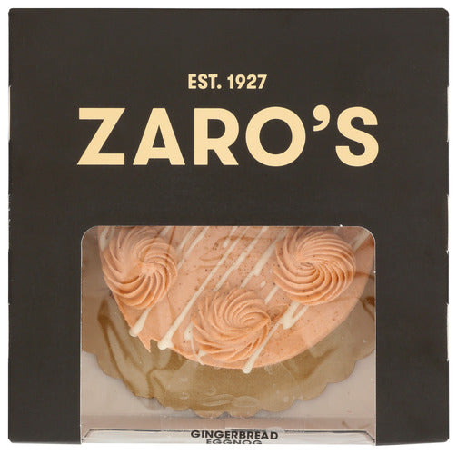 ZAROS FAMILY BAKERY CAKE GINGRBRD EGGNOG 4IN - 13.5 OZ