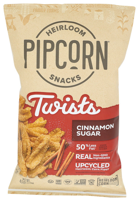 Pipcorn Twist Cinnamon Sugar, 4.5 OZ.