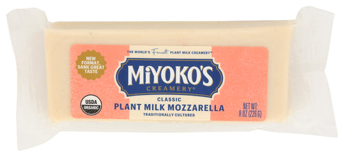 MIYOKOS CREAMERY CHEESE MOZZ PLNT MLK ORG - 8 OZ