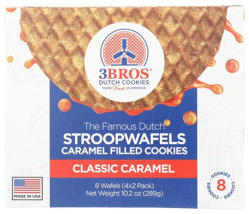 3Bros 
Stroopwafel Clsc Crm 8Pc, 10.2 OZ.