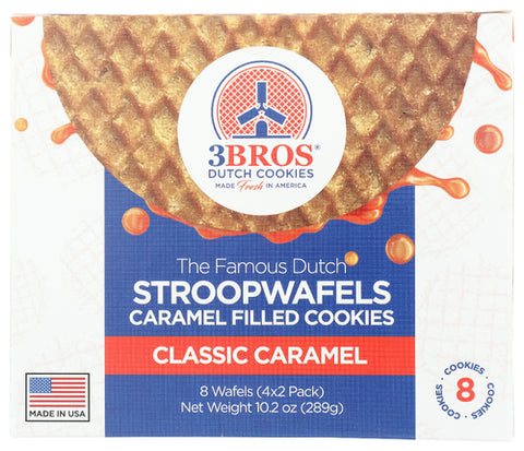 3Bros 
Stroopwafel Clsc Crm 8Pc, 10.2 OZ.