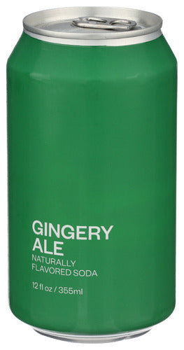 UNITED SODAS OF AMERICA SODA GINGERY ALE - 12 FO