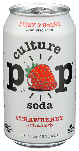 Culture Pop 
Soda Prob Strwbry Rhbrb, 12 FO.
