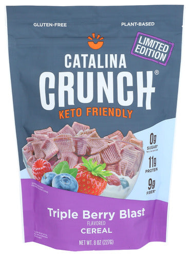 Catalina Crunch 
Cereal Triple Berry Blst, 8 OZ.