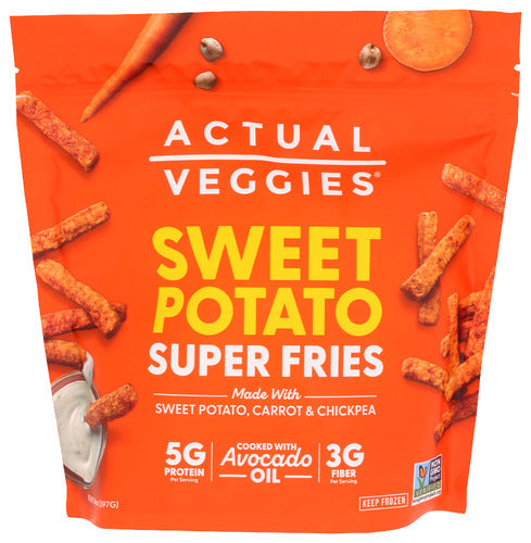 ACTUAL VEGGIES FRIES SWEET POTATO - 14 OZ