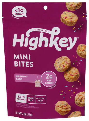HIGH KEY SNACKS TREATS BDAY CAKE KETO - 2 OZ