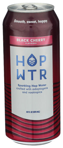 HOP WTR WATER SPRKL BLACK CHERRY - 16 FO