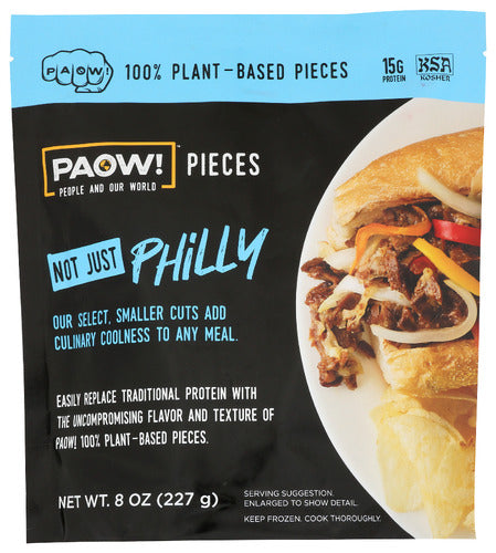 Paow Meat Pcs Plnt Bsd Philly, 8 OZ.