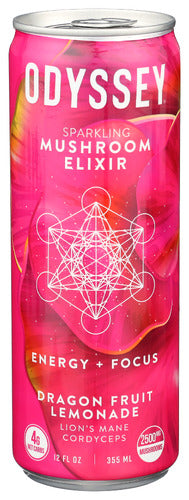 Odyssey Elixir Bev Sprkl Enrg Drgfrt Lmn, 12 FO.