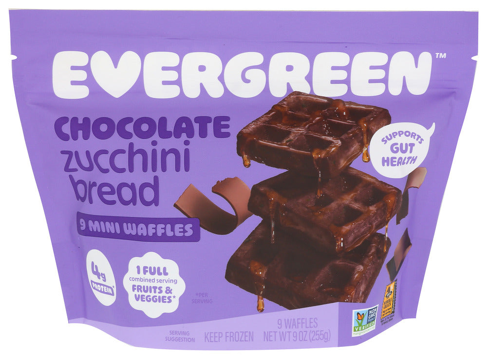 EVERGREEN WAFFLE CHOC ZUCCHINI - 9 OZ
