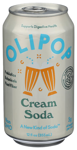 Olipop Tonic Sprklng Crm Soda, 12 FO.