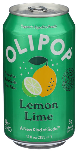 Olipop Tonic Sprklg Lemon Lime, 12 FO.