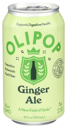 Olipop Tonic Sprklg Ginger Ale, 12 FO.