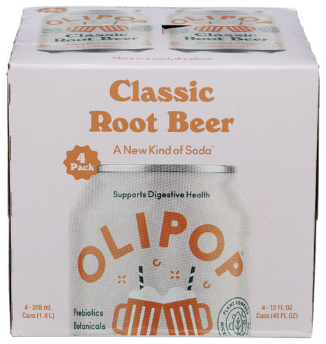Olipop Soda Preb Cl Rt Beer 4Pk, 48 FO.