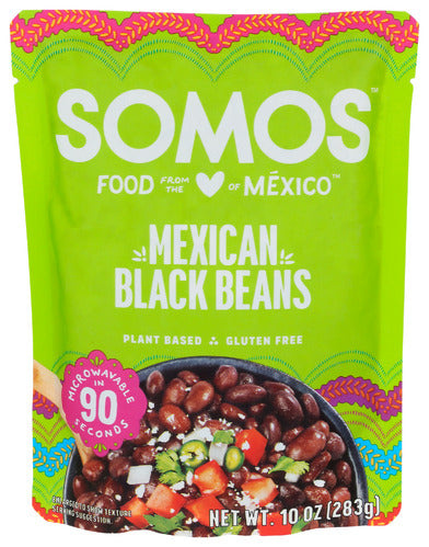 SOMOS BEANS BLACK MEXICAN - 10 OZ