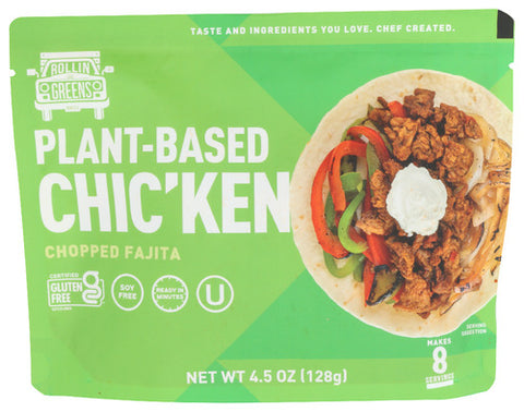 Rollingreens Chicken Chopped Fajita, 4.5 OZ.