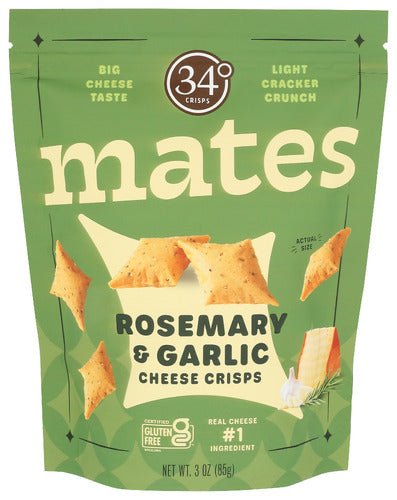 34 Degrees 
Crisps Rosmry N Grlc Mts, 3 OZ.