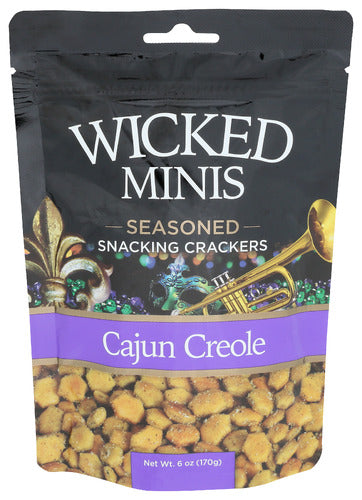 WICKED MIX CRACKERS CAJUN CREL MINI - 6 OZ
