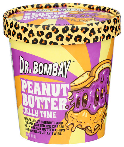 DR BOMBAY ICE CRM PB JELLY TIME - 1 PT