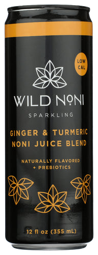 WILD NONI JUICE GINGER TURMERIC - 12 FO
