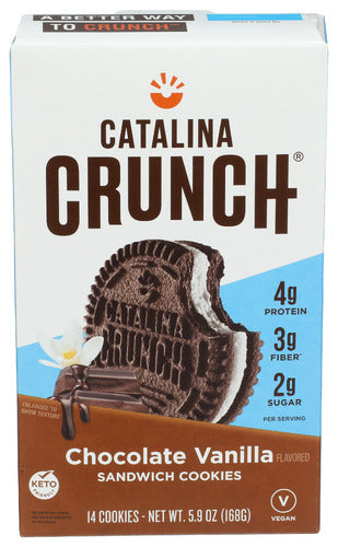 Catalina Crunch 
Cookie Sandwich Choc Van, 5.92 OZ.