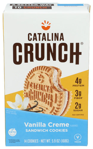 Catalina Crunch 
Cookie Sandwch Van Creme, 5.92 OZ.