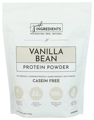 JUST INGREDIENTS PROTEIN POWDER VNLA - 17.46 OZ
