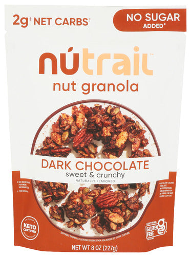 Nutrail Granola Dark Choc Keto, 8 OZ.