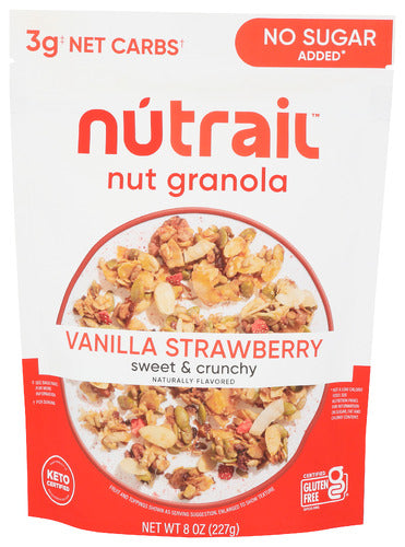 Nutrail Granola Kto Strwbrry Van, 8 OZ.