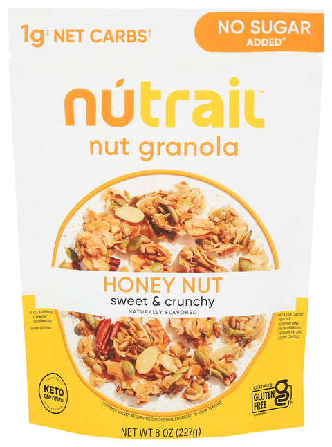 Nutrail Granola Keto Honey Nut, 8 OZ.
