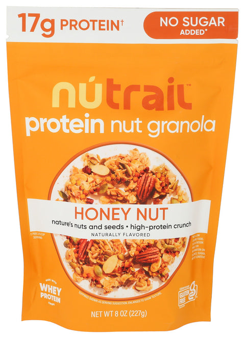 Nutrail Granola Prtn Honey Nut, 8 OZ.