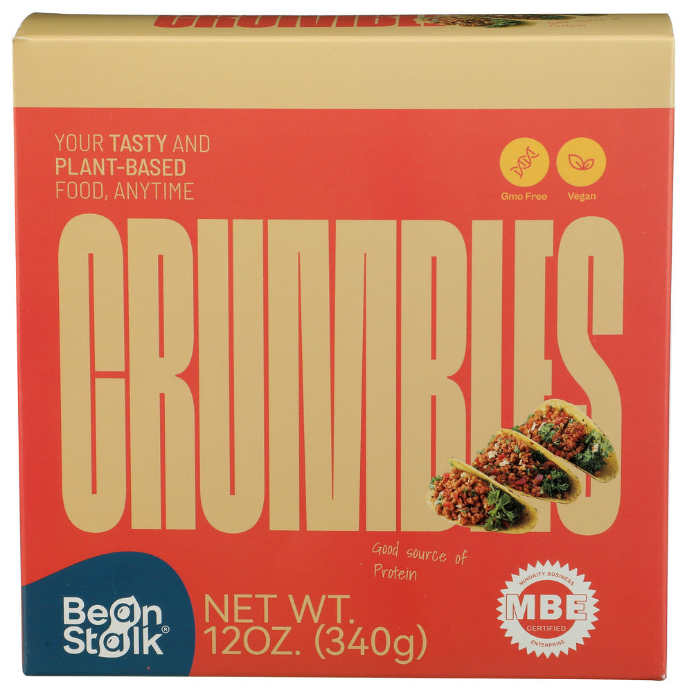 BEANSTALK BRANDS CRUMBLES PLANT BSD MEATY - 12 OZ