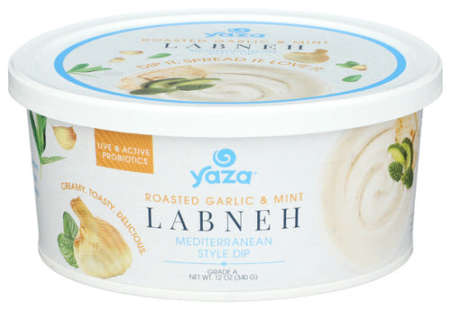 YAZA LABNEH RSTD GRLC AND MNT - 12 OZ