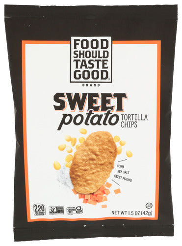 FOOD SHOULD TASTE GOOD CHIPS TORTILLA SWT POTAT - 1.5 OZ