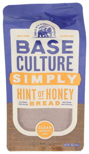 Base Culture 
Bread Honey Hint Simply, 15 OZ.