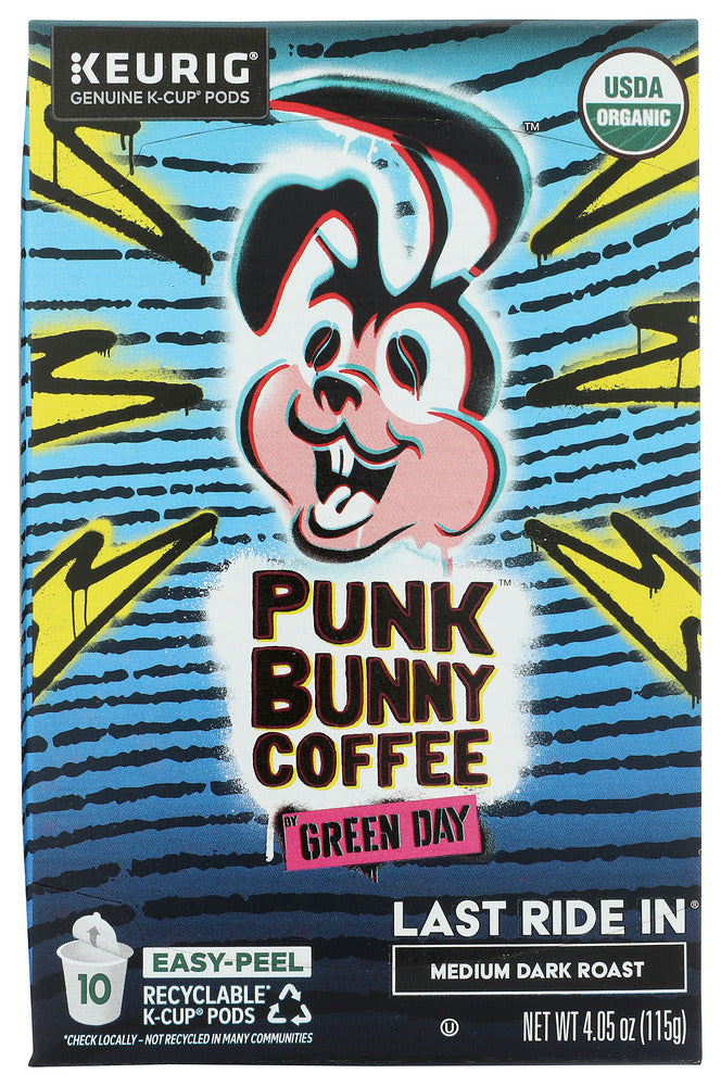 PUNK BUNNY COFFEE COFFEE KCUP LST RIDE MED - 10 EA