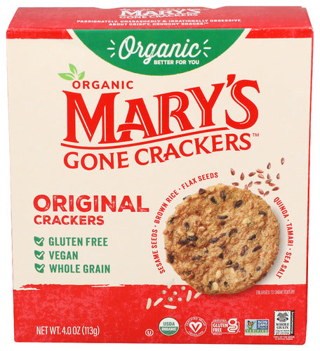 MARYS GONE CRACKERS CRACKER ORIGINAL - 4 OZ