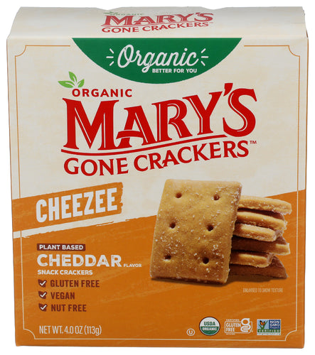 MARYS GONE CRACKERS CRACKER CHEEZEE CHEDDAR - 4 OZ
