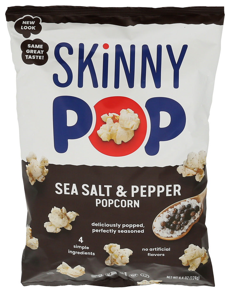 SKINNY POP POPCORN BLK PPPR S SLT - 4.4 OZ