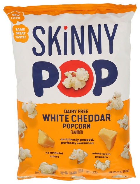 SKINNY POP POPCORN RTE WHT CHDR LTE - 4.4 OZ