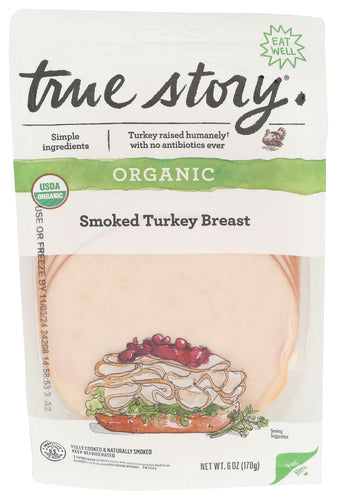 TRUE STORY TURKEY SMOKED ORG - 6 OZ