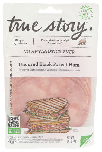 TRUE STORY HAM UNCRD BLACK FOREST - 6 OZ