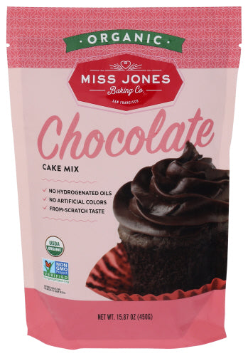 MISS JONES BAKING CO MIX CAKE CHOCOLATE - 15.87 OZ